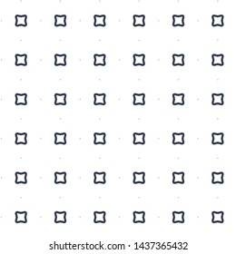 Seamless vector pattern in geometric ornamental style
