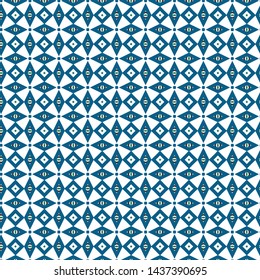 Seamless vector pattern in geometric ornamental style