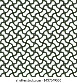 Seamless vector pattern in geometric ornamental style