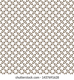 Seamless vector pattern in geometric ornamental style