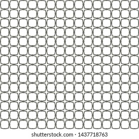Seamless vector pattern in geometric ornamental style