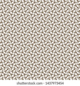 Seamless vector pattern in geometric ornamental style