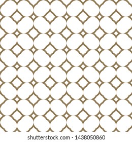 Seamless vector pattern in geometric ornamental style