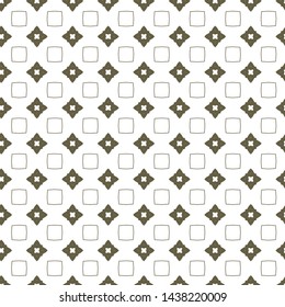 Seamless vector pattern in geometric ornamental style