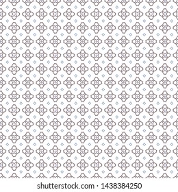 Seamless vector pattern in geometric ornamental style