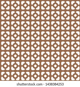 Seamless vector pattern in geometric ornamental style