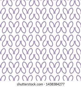Seamless vector pattern in geometric ornamental style