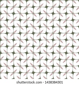 Seamless vector pattern in geometric ornamental style