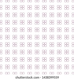 Seamless vector pattern in geometric ornamental style
