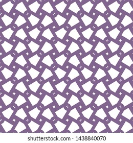 Seamless vector pattern in geometric ornamental style