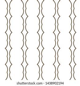 Seamless vector pattern in geometric ornamental style