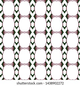Seamless vector pattern in geometric ornamental style