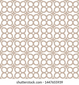 Seamless vector pattern in geometric ornamental style