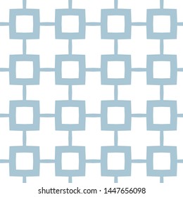 Seamless vector pattern in geometric ornamental style