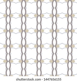 Seamless vector pattern in geometric ornamental style