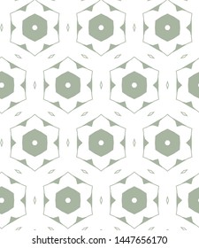 Seamless vector pattern in geometric ornamental style