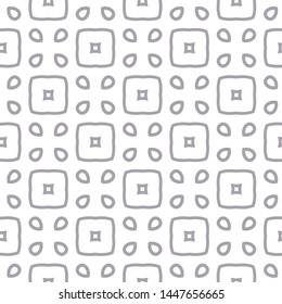 Seamless vector pattern in geometric ornamental style