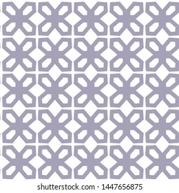 Seamless vector pattern in geometric ornamental style