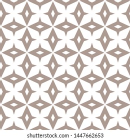 Seamless vector pattern in geometric ornamental style