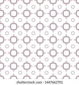 Seamless vector pattern in geometric ornamental style
