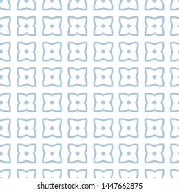 Seamless vector pattern in geometric ornamental style