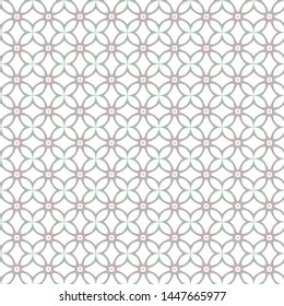 Seamless vector pattern in geometric ornamental style