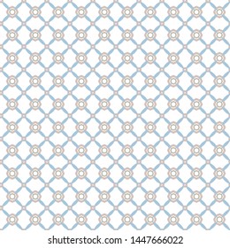 Seamless vector pattern in geometric ornamental style