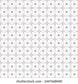 Seamless vector pattern in geometric ornamental style