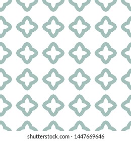 Seamless vector pattern in geometric ornamental style