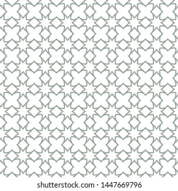 Seamless vector pattern in geometric ornamental style