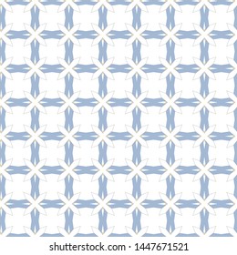 Seamless vector pattern in geometric ornamental style