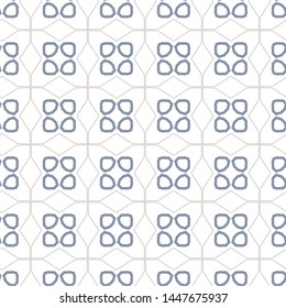 Seamless vector pattern in geometric ornamental style