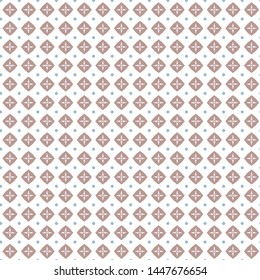 Seamless vector pattern in geometric ornamental style