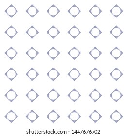 Seamless vector pattern in geometric ornamental style