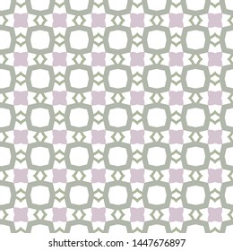 Seamless vector pattern in geometric ornamental style