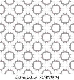 Seamless vector pattern in geometric ornamental style
