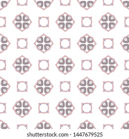 Seamless vector pattern in geometric ornamental style