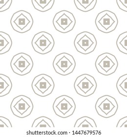 Seamless vector pattern in geometric ornamental style