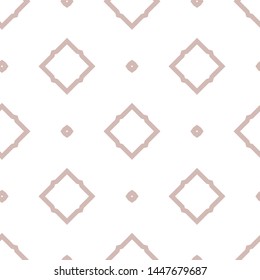 Seamless vector pattern in geometric ornamental style