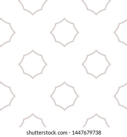 Seamless vector pattern in geometric ornamental style