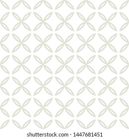 Seamless vector pattern in geometric ornamental style