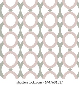 Seamless vector pattern in geometric ornamental style