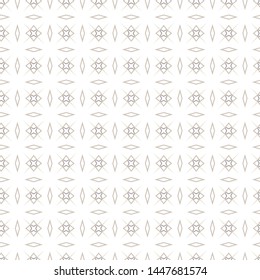 Seamless vector pattern in geometric ornamental style