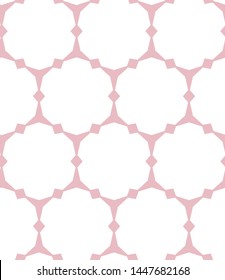 Seamless vector pattern in geometric ornamental style