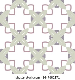 Seamless vector pattern in geometric ornamental style