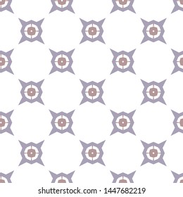Seamless vector pattern in geometric ornamental style