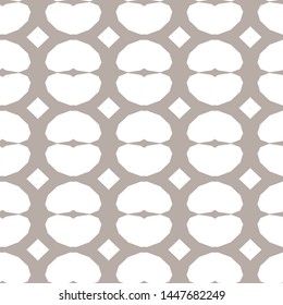 Seamless vector pattern in geometric ornamental style
