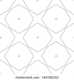 Seamless vector pattern in geometric ornamental style