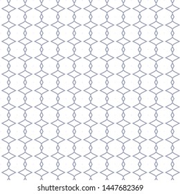 Seamless vector pattern in geometric ornamental style