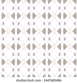 Seamless vector pattern in geometric ornamental style